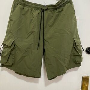 NFINITY Forest Green Men's Cargo Shorts